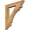 Ekena Millwork Merced Traditional Rough Sawn Bracket, Western Red Cedar, 6"W x 44"D x 48"H BKT06X44X48MRC01RWR - alternate 1
